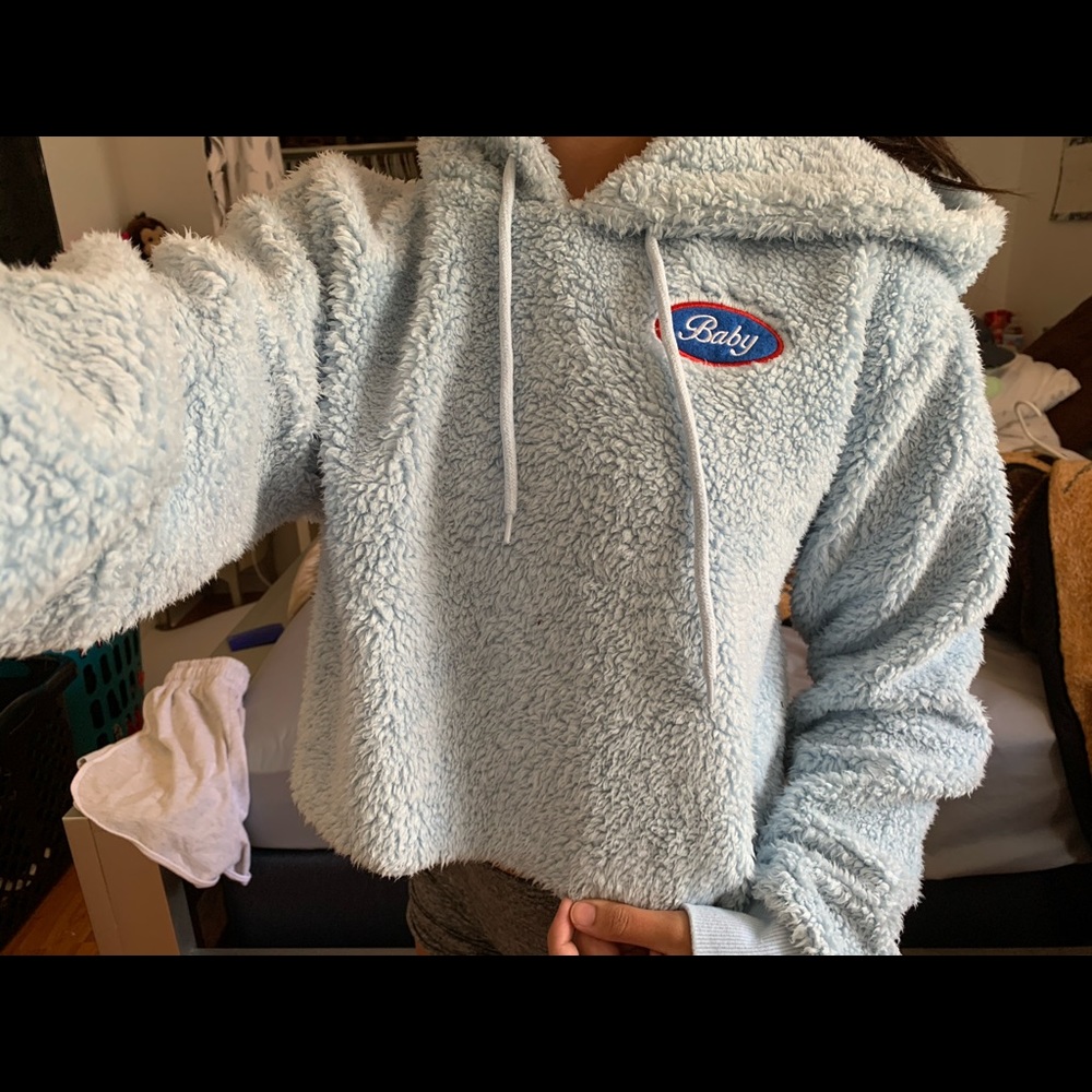 Cozy Crop Top hoodie